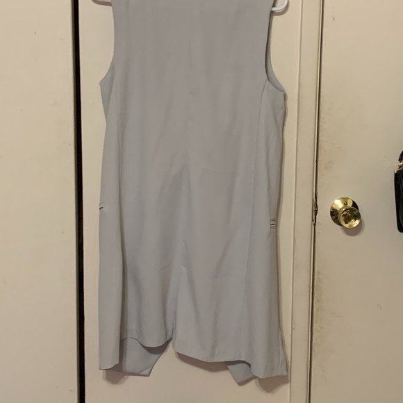 Forever 21 Grey Drapey Trench Vest size S - Picture 4 of 4